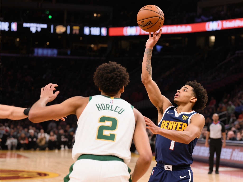 在篮球场上，每一次对抗都考验着球员的技术